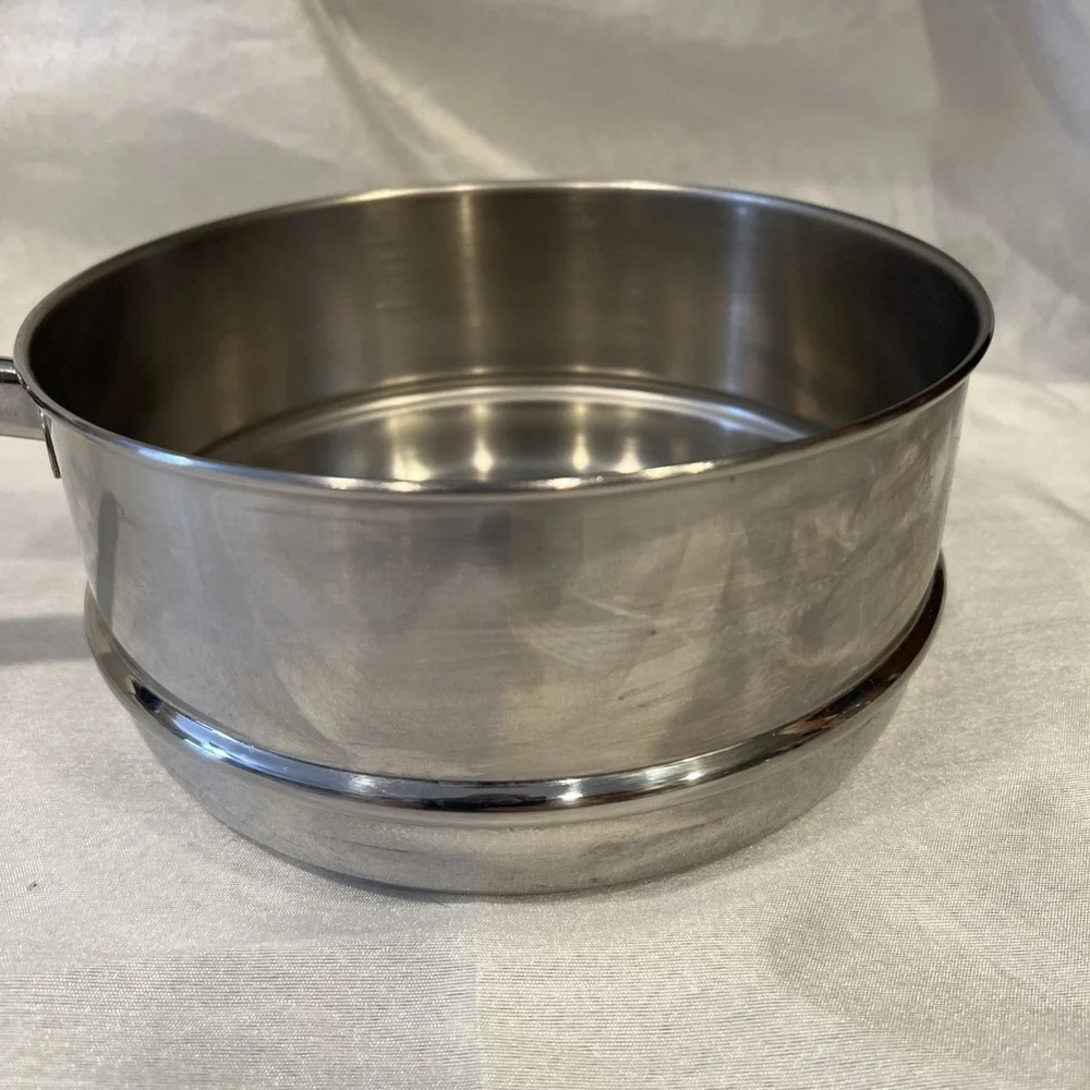 Revere Ware Stainless 2 & 3 Qt Double Boiler Steamer Insert Handle 7-1/4